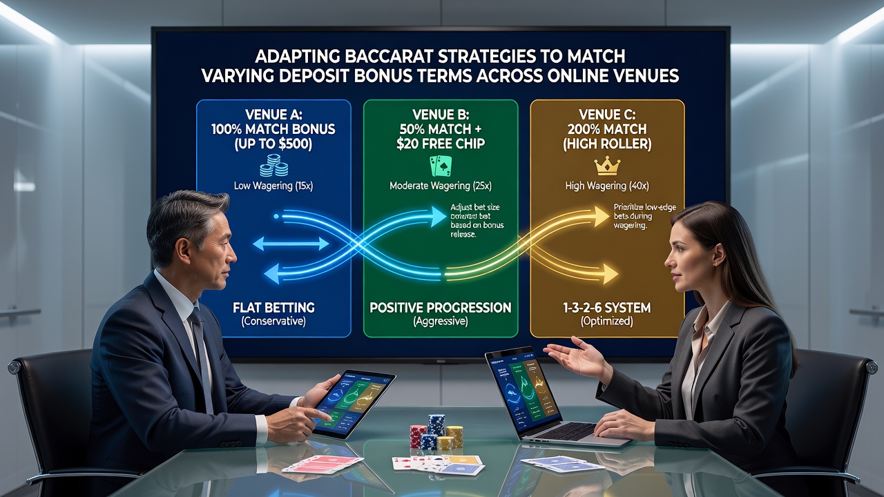 Player reviewing bonus terms on a mobile casino app with baccarat game open