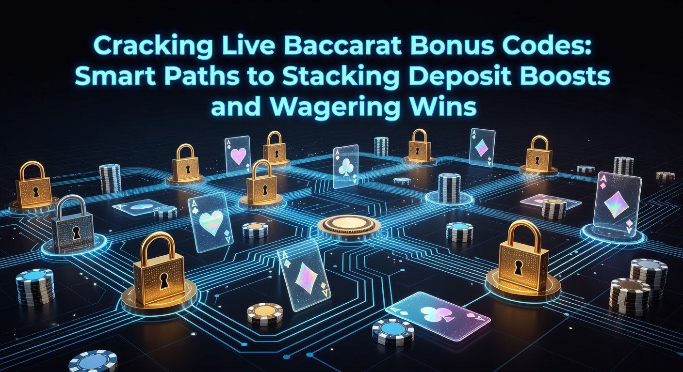 Close-up of a smartphone screen showing active live baccarat bonus code entry and stacked deposit progress bar