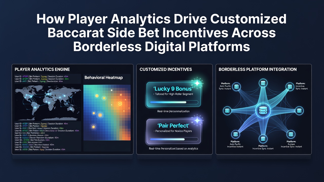 Mobile interface displaying personalized baccarat side bet incentives generated from player analytics