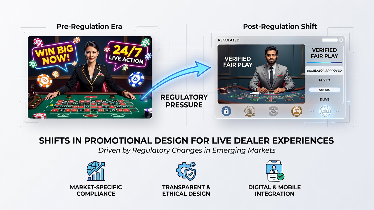 Live dealer table interface showing integrated promotional adjustments